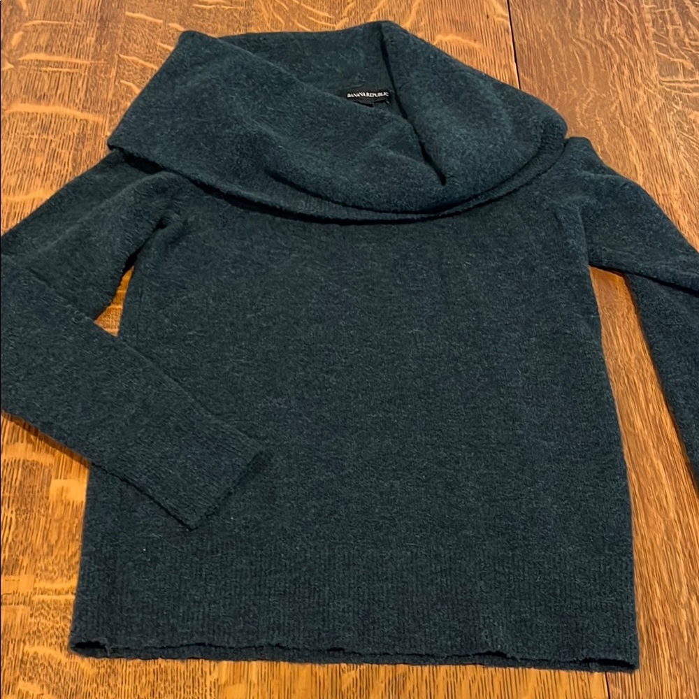 Banana Republic Teal Wool Blend Sweater